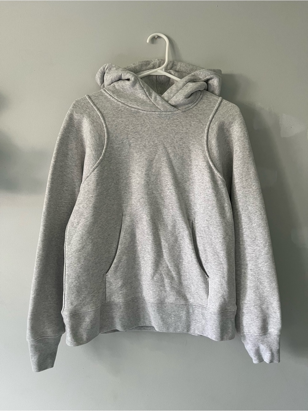 lululemon athletica Light Gray Women's scuba Pullover Hoodie
